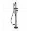 Grifo pie bañera exenta monomando Corcega black gun metal de Imex